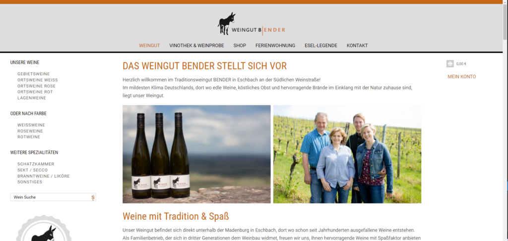 Weingut Bender - Eselwein